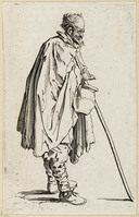 KG 10751
<br/>
Bedelaar met wandelstok ("Bedelaars")
<br/>
<em>Callot, Jacques (1592 - 1635)</em>